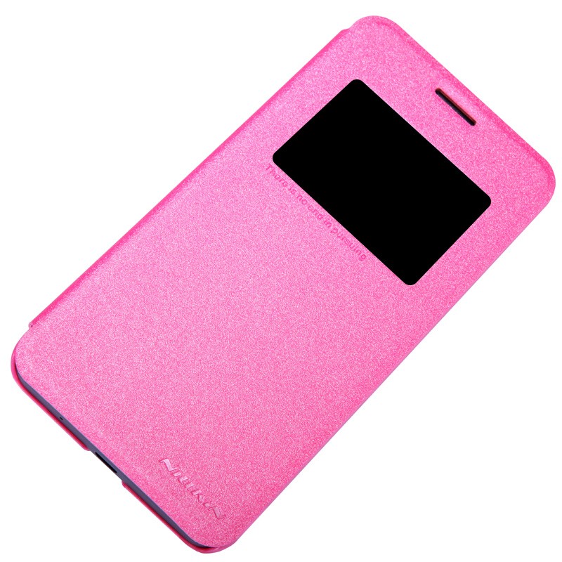 Книжка Nillkin Sparkle для Asus ZenFone 5 A501CG Рожева-0
